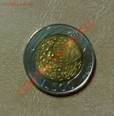 Сан-Марино 500лир 1999 Космос (биметалл) 24.11 21.00 - Сан-Марино 500лир 1999-1
