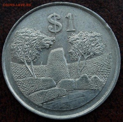 1 доллар Зимбабве 1997 - Старт 30Р - до 29.06 - 077