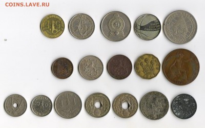 Иностранные монеты 17 штук до 30.06 23:00 - и1 001