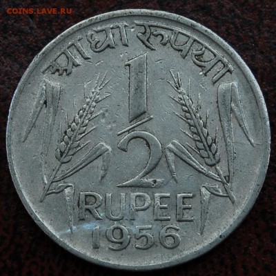 2 рупии Индия 1956 - Старт 30Р - до 30.06 - 091