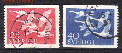 Швеция 1957 лебеди - 136