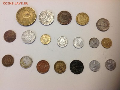 Продам 19 монет, разные страны,одна  старая 1767года. - image