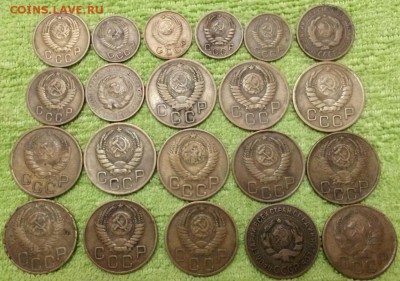 2коп–1935ст, 1коп, 2коп, 3коп 1931-57г всего32шт до 28.06.16 - 2016-06-26 00.06.01