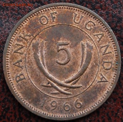 5 центов Уганда 1966 - Старт 30Р - до 02.07 - 133