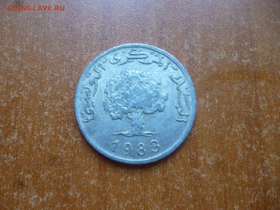 с 1 рубля- ТУНИС 5 миллимов 1983г. до 30.06.16 22-00 мск - P1040557.JPG