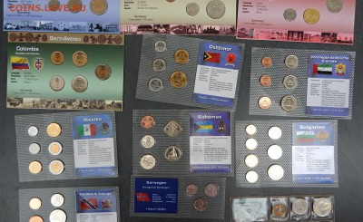 2 лота иностранных наборов монет - DSCN4390
