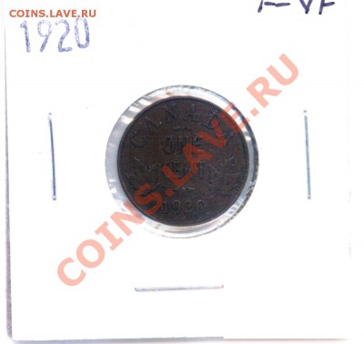 L08 1¢ Canada 1920 F-VF до 26.11 в 22°° - L08 One Cent Canada 1920 F-VF_1