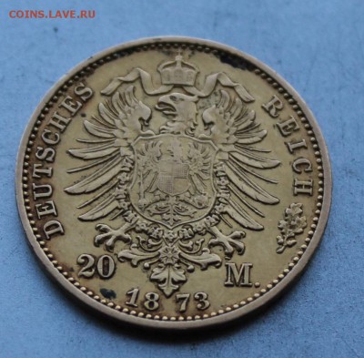 Пруссия, 20 марок 1873 год - IMG_0343.JPG