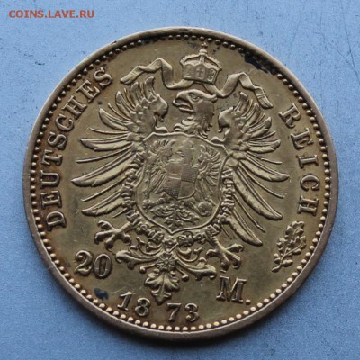 Пруссия, 20 марок 1873 год - IMG_0341.JPG