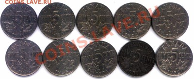 L10 Подборка 5¢ Канада 10шт. 1927-36 до 26.11 в 22°° - L10 5c Canada 10 pcs 1927-1936_1