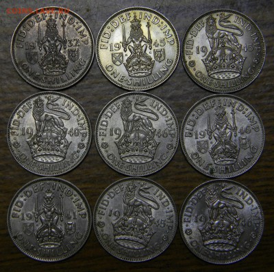 Англия серебро шиллинги, флорины - DSCN8387.JPG