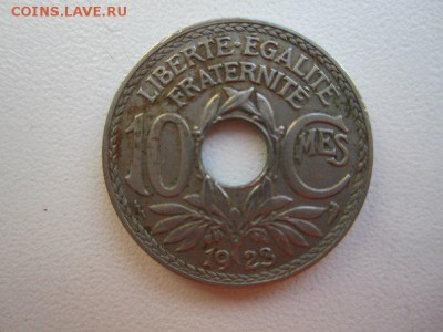 10 сантимов Франция 1923 год - ewaCL3_dO7A