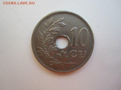 10 сантимов Бельгия 1921 год - nvrWbRmgZms