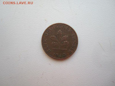 1 пфенниг Германия 1949 год - bNx4PeYDHZY