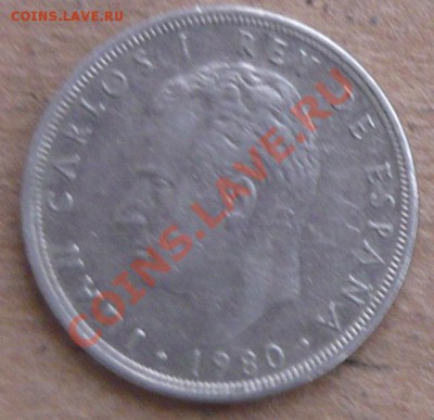 Испания 5 песет (футбол).1980 г.До 23.11.10 г. 20-00 МСК. - Испания футбол