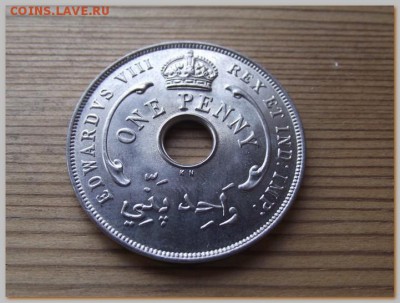 Британская Западная Африка 1 пенни 1936 UNC До 30.06.16 в 22 - DSCF0326