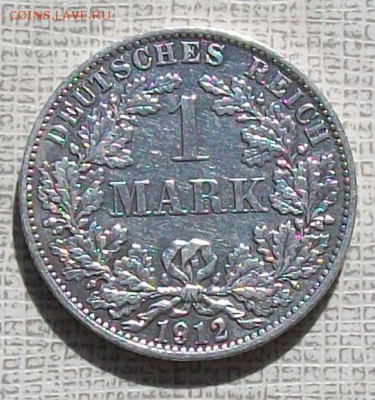 1 марка 1912 г.,Германия,XF до 22-00 час. 30.06.2016 г. - ф60 1м