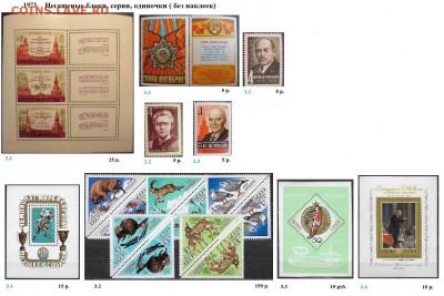 СССР 1972-1973. ФИКС - 1.1973. Блоки