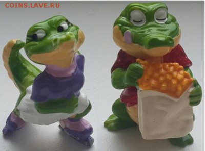 Игрушки от киндер сюрпризов - киндер- крокодилы