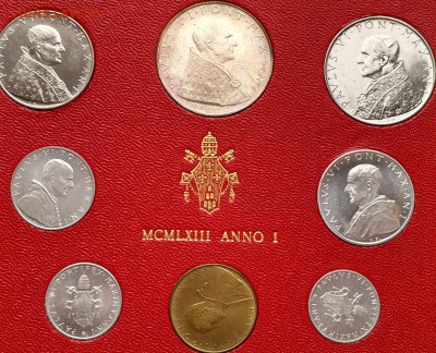 Ватикан годовой набор 1963 UNC (03.07) с рубля - IMG_20160628_144038_HDR