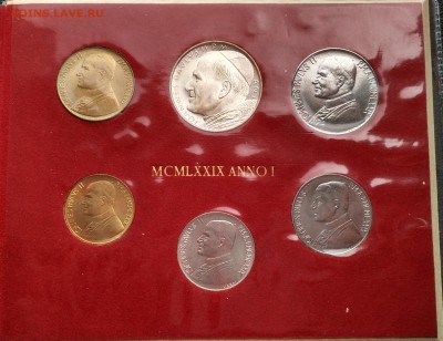 Ватикан годовой набор 1979 UNC (03.07) с рубля - IMG_20160628_144551_HDR