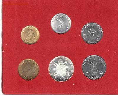 Ватикан годовой набор 1979 UNC (03.07) с рубля - img128
