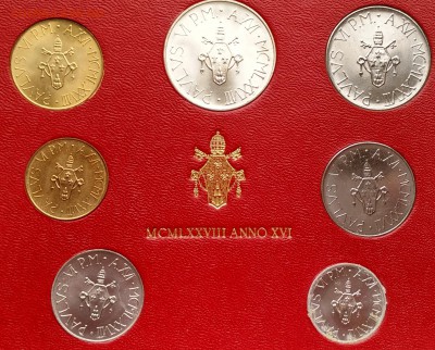 Ватикан годовой набор 1978 UNC (03.07) с рубля - IMG_20160628_144647_HDR