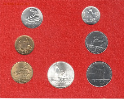 Ватикан годовой набор 1978 UNC (03.07) с рубля - img129