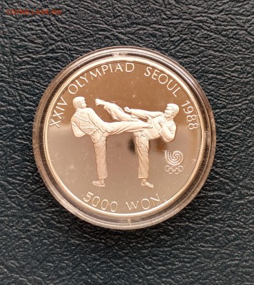 Корея 5000 вон 1987 Олимпиада (03.07) с рубля - IMG_20160628_144845_HDR
