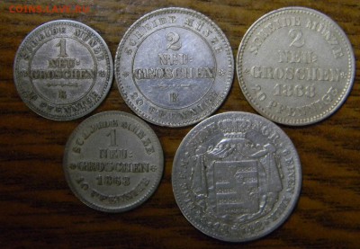 5 старых монет Саксонии - DSCN8410.JPG