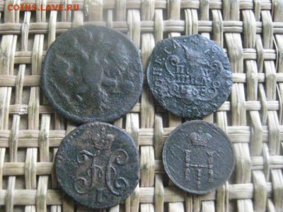 Полушки, 4 шт. 1734-1854г. До 4.07.2016г. - 4.07 108.JPG