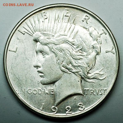США_отличный серебряный доллар 1923(D); до 30.06_22.18мск - 12429
