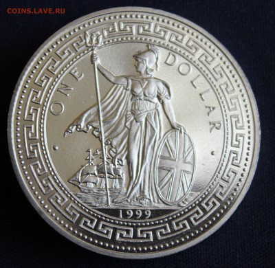 С 1 руб. №1 БРИТАНИЯ торг.доллар 1999г. ПАРУСНИК UNC до 6.07 - IMG_2393.JPG