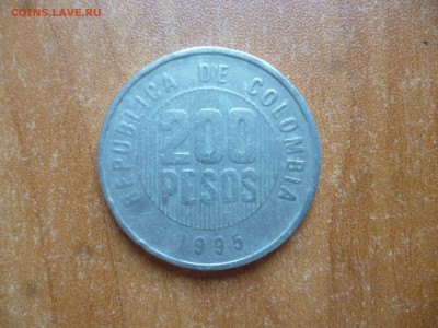 КОЛУМБИЯ 200 песо 1995г. до 4.07.16 22-00 мск - P1040755.JPG