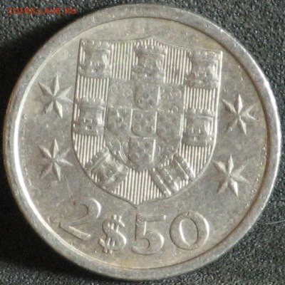 Португалия 2,5 эскудо 1974,5 эскудо 1980 парусники - IMG_7245.JPG