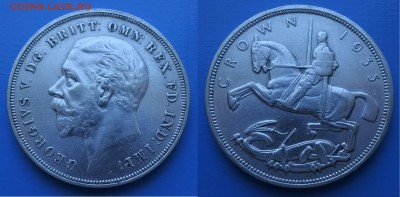 С 1 рубля великобритания крона 1935г до 3.07. 22-00 мск - 11111
