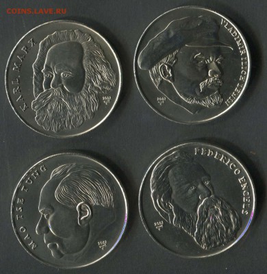 Куба 1 песо 2002 _Революционеры (4 шт) - img016