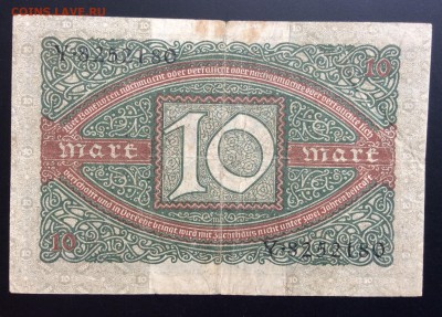 10 марок 1920г Веймарская респ. 03.07-23:00 мск - image