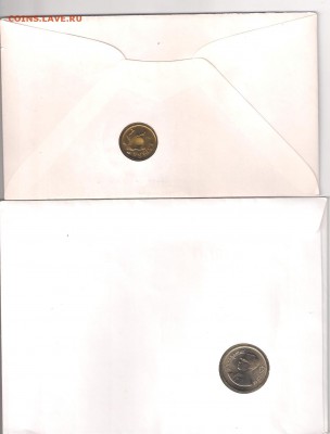 numisbrief,FDC_(короче монеты в конвертах)-оценка - испания,таиланд-1