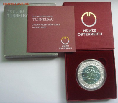 25 евро Австрия 2013 год Тунельбау, комплект до 5.07 22.00 - DSC08186.JPG