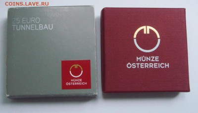25 евро Австрия 2013 год Тунельбау, комплект до 5.07 22.00 - DSC08181.JPG