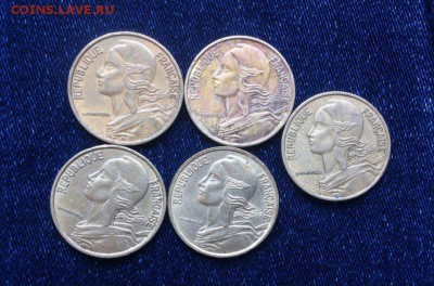 5 сантимов 5 штук Франция,до 04.07. - ZFRwknZH6yI