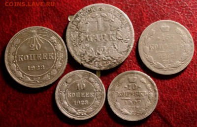 помогите определить и оценить. - 1-4коп;1877г. 1896г 1896г. 1-2коп;1892г. 10коп;1934г. полк;1925- 071.JPG