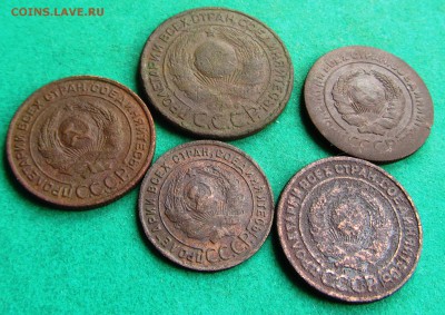 Медь 1924-5 монет(2) - 24й опт 2 (3)