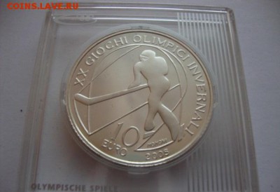Куплю монеты посвященные ОИ, ЧЕ, ЧМ из серебра. - Турин хоккей