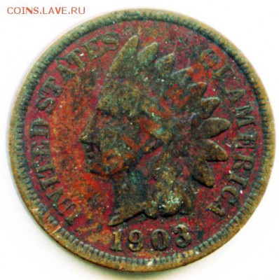 L22 1¢ США 1903 VG до 27.11 в 22°° - L22 USA 1 CENT 1903 VG_1
