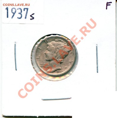 L23 Дайм США 1937s F до 27.11 в 22°° - L23 USA Dime 1937s F_1