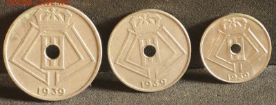 Бельгия 5,10,25 сантим 1939 - IMG_7151.JPG
