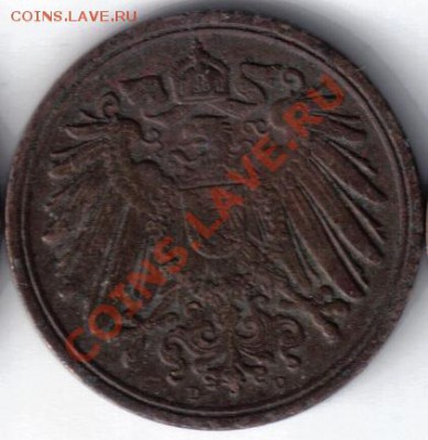 Германия 1 пфенниг 1898D до 25.11 21.00мск - Германия 1 пфенниг 1898D-2