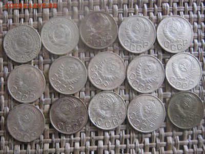 3 копейки, 15шт. 1928-1957г. Без повторов. До 11.07.2016г. - 11.07 057.JPG